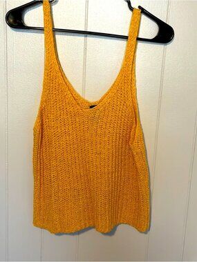 Sweater like tank top